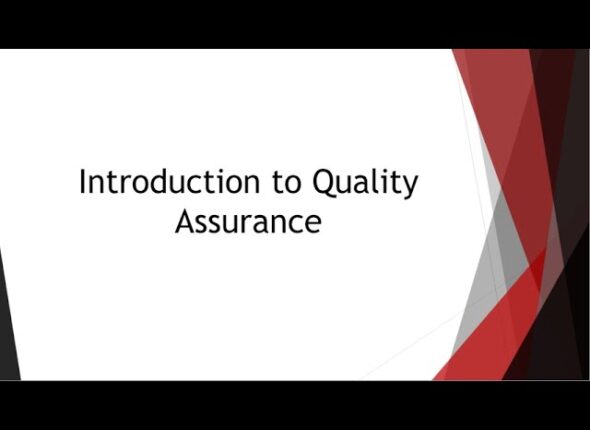Introduction to Quality Assurance